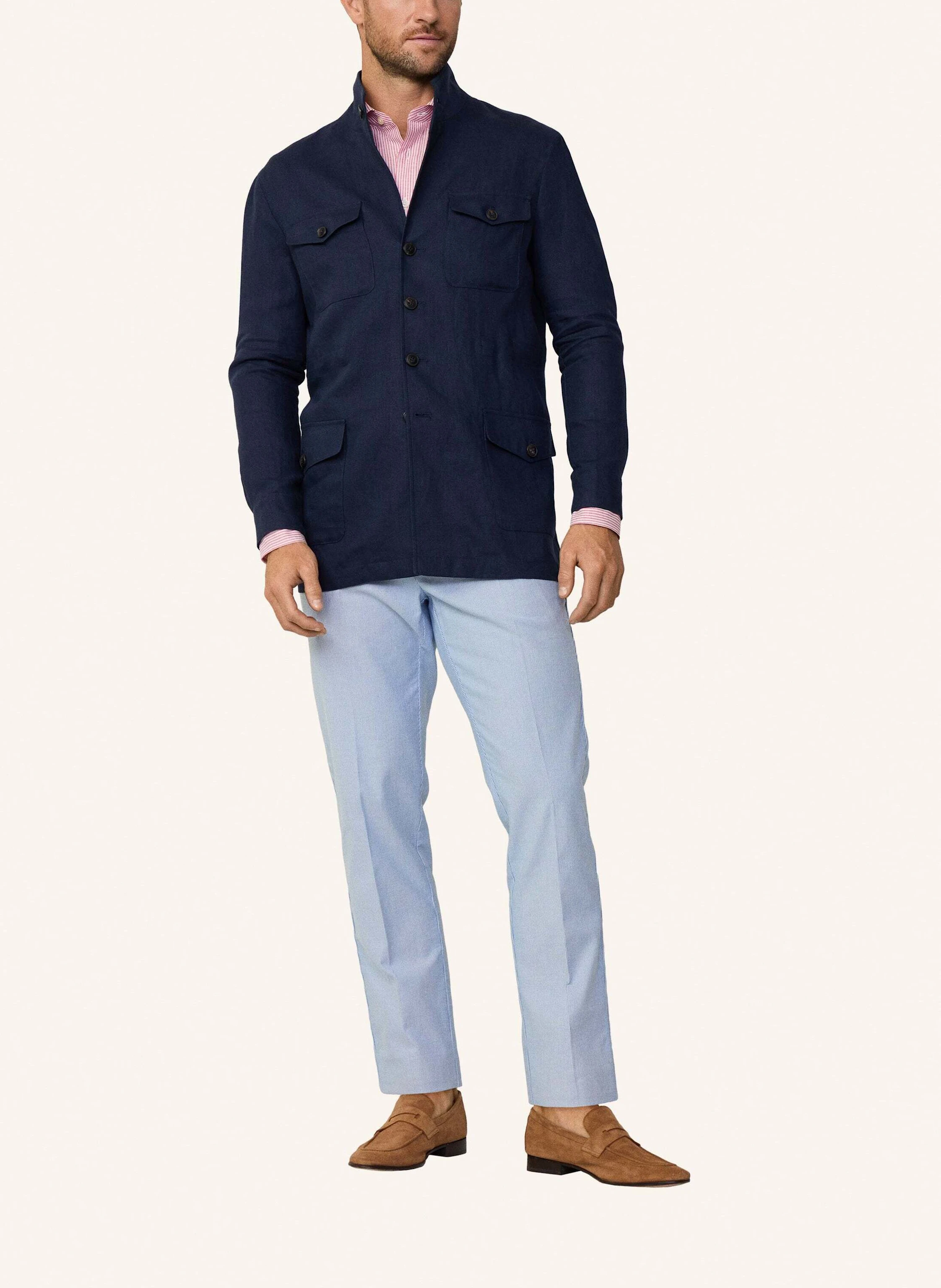 HACKETT LONDON Fieldjacket LINEN 4 PKT TEBA