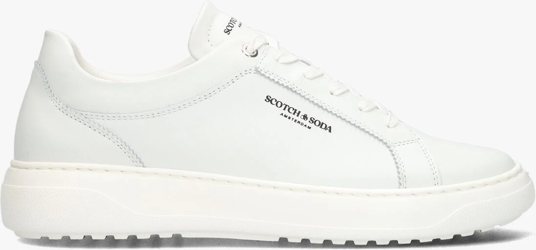 SCOTCH & SODA witte scotch & soda lage sneakers duran