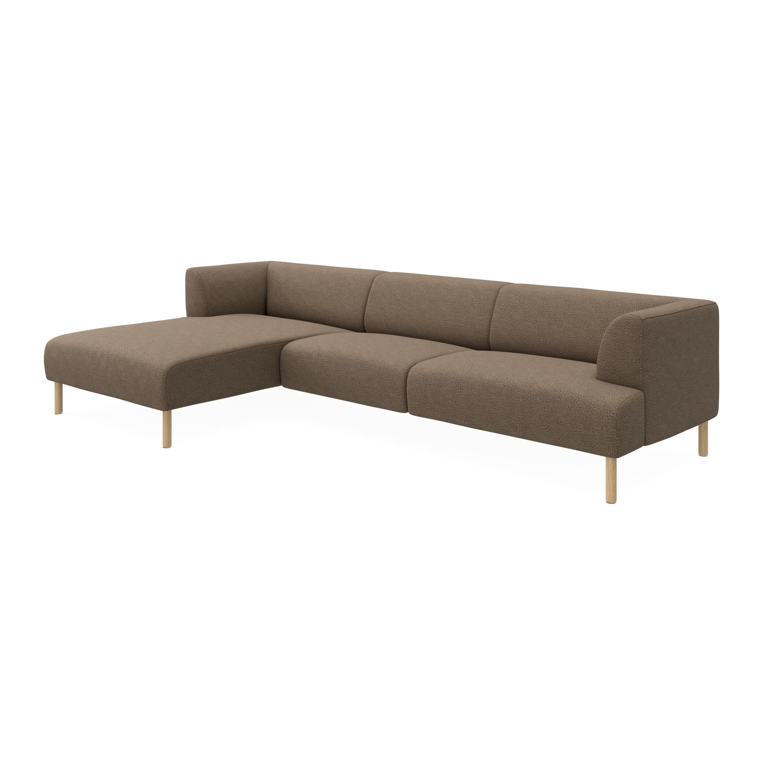 Teron venstrevendt sofa med chaiselong