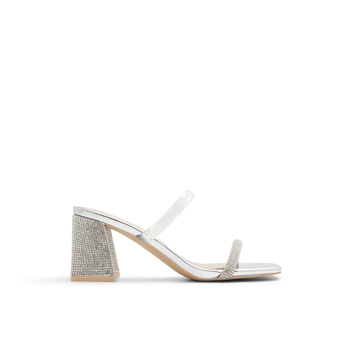 CALL IT SPRING-Kaiaa-l-Mules Sandales - Talon Bloc - Argent