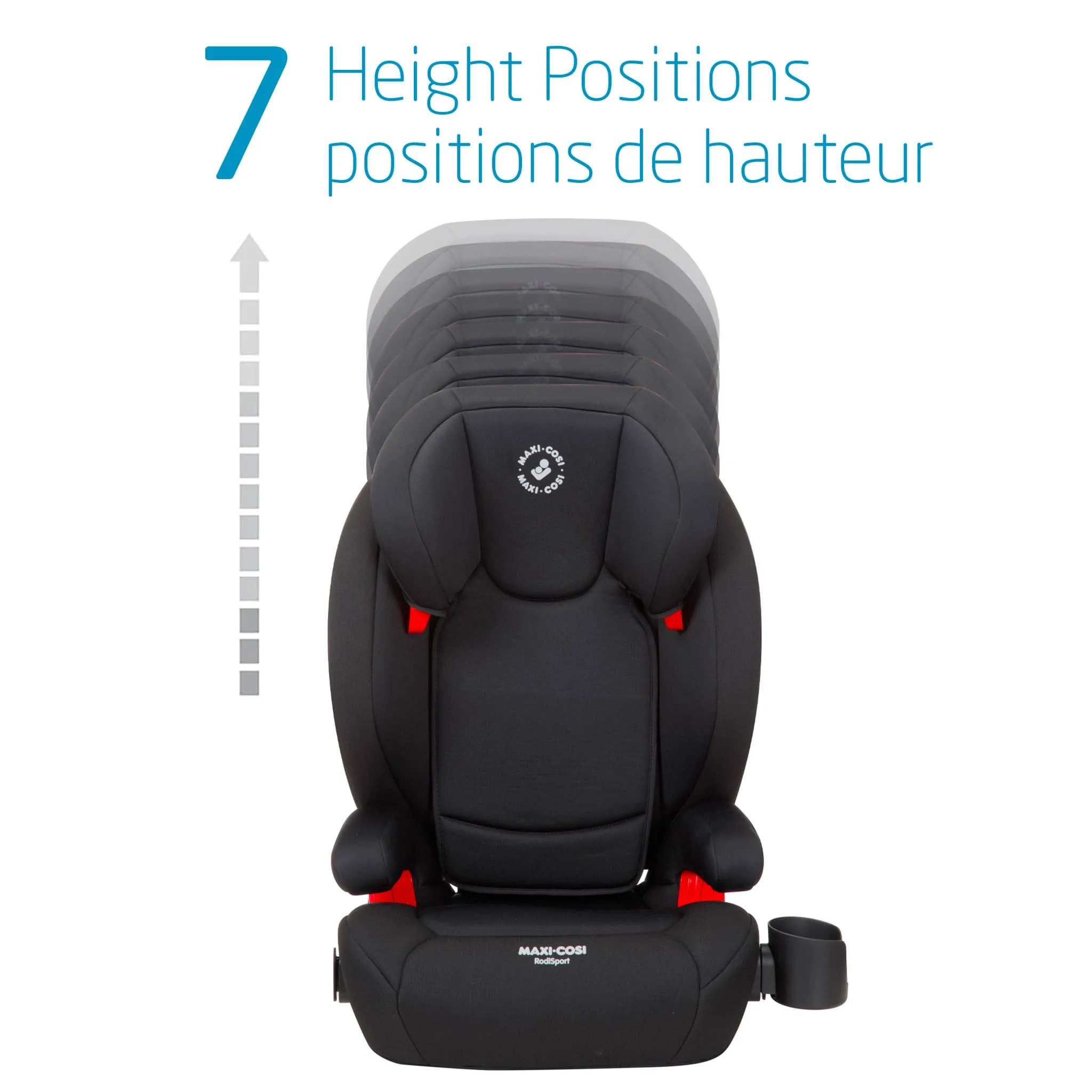 Maxi-cosi Siège d'Appoint Rehausseur RodiSport - Noir Midnight