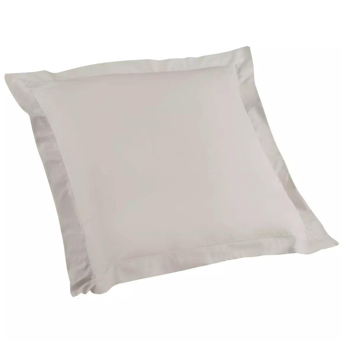 Taie d'oreiller carrée coton bio (63 x 63 cm) Biolina Taupe