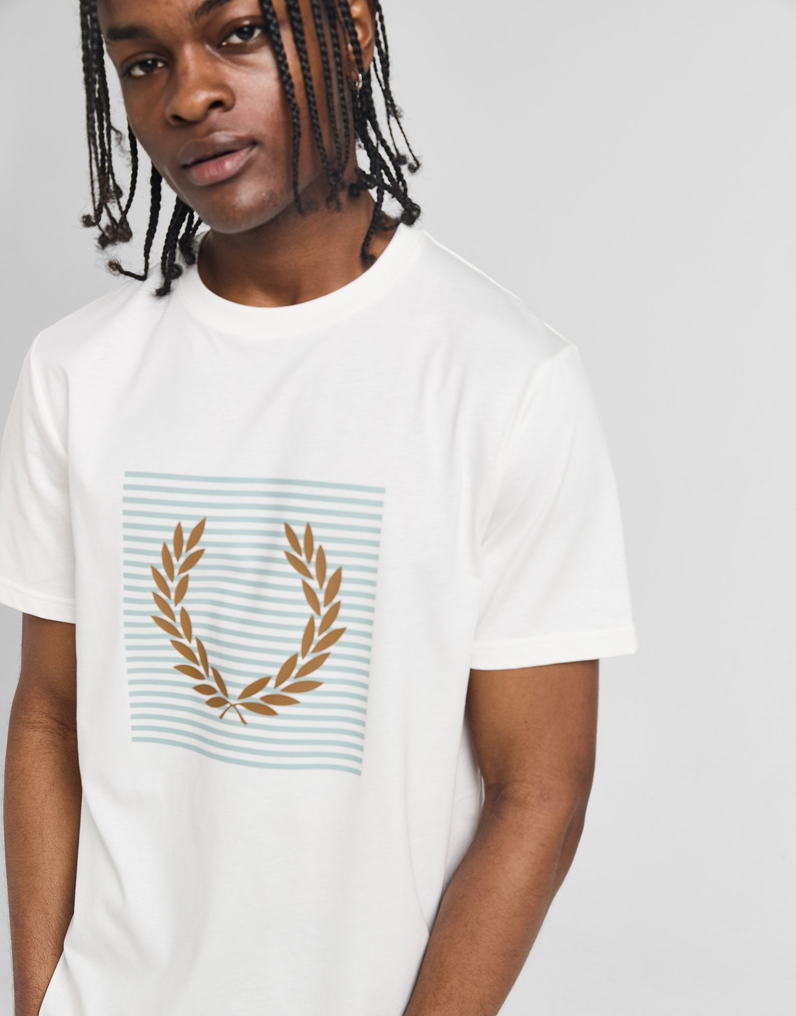 Fred Perry T-shirt Stripe Laurel Homme