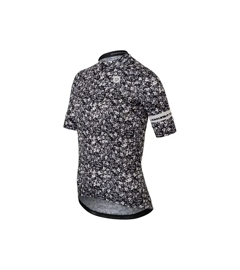 AGU Mini Flower Essential Fietsshirt Korte Mouwen Zwart Dames
