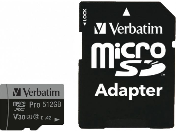 Seagate microSDXC-Karte Pro U3 512 GB 512 GB microSDXC Speicherkarte mit UHS-I, Klasse 10 und A2 App-Performance
