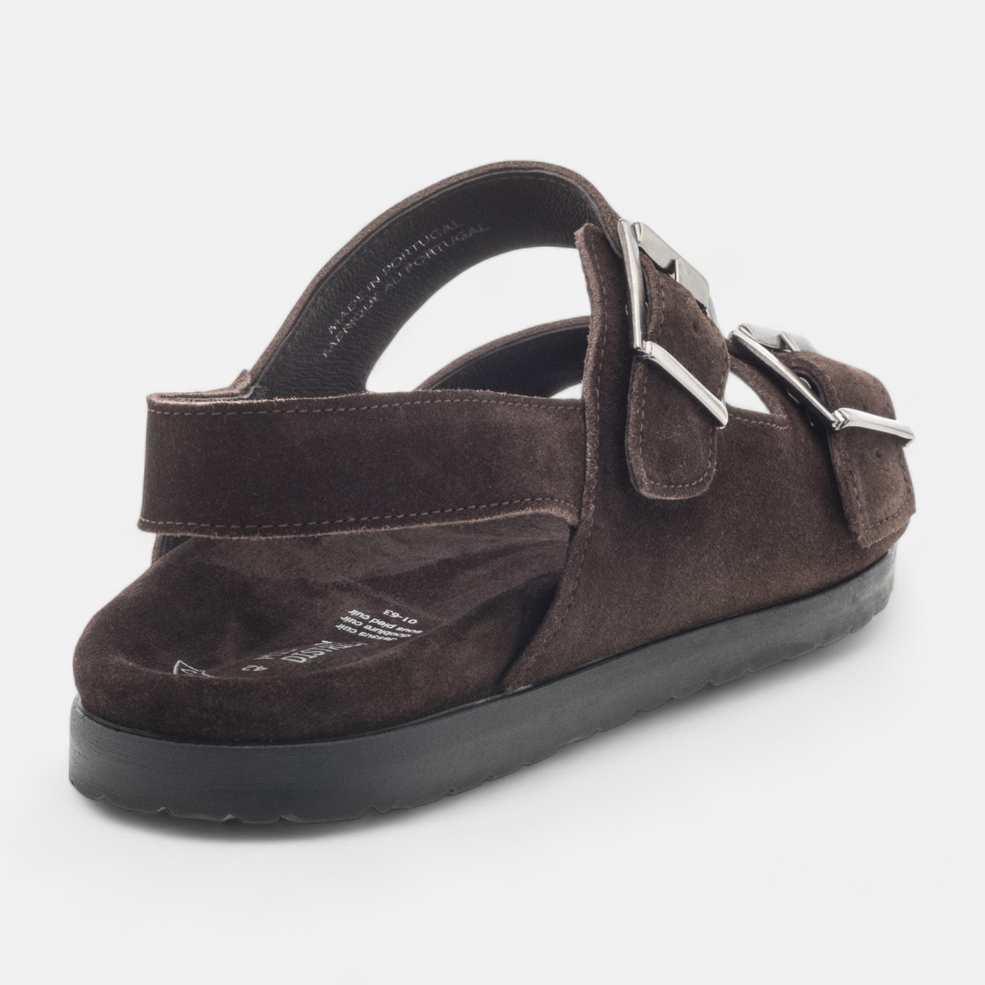 Sandales Homme en cuir marron