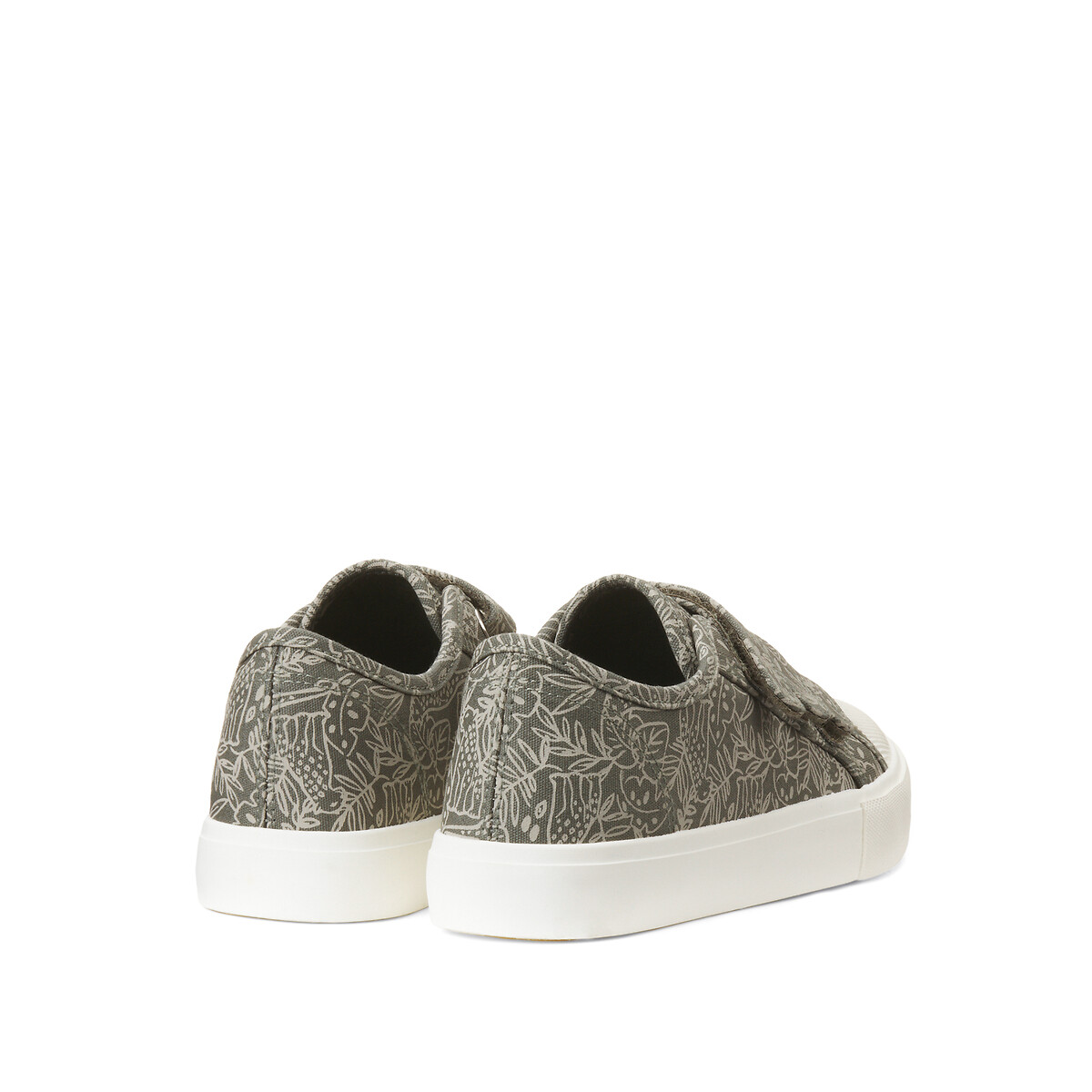 COLEÇÃO LA REDOUTE<br>Tênis de tecido com velcro, estampa de folha
