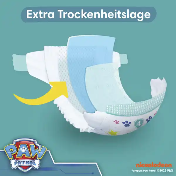 Baby dry Windeln Gr. 6 Extra Large (13-18 kg) Monatsbox Paw Patrol 164ST