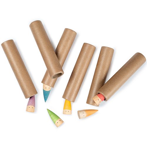Grapat poppetjes in koker - baby sticks - 6st