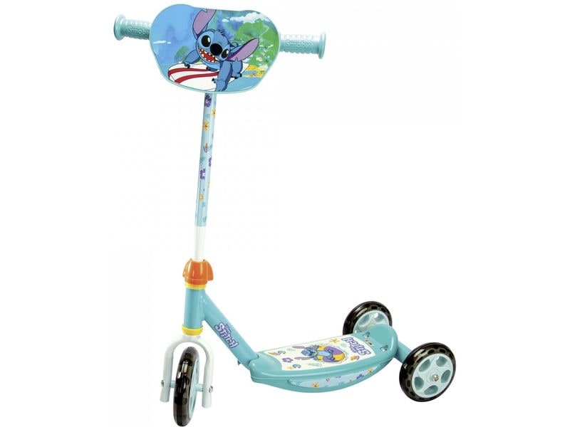 Smoby Stitch Roller, 3 Räder Scooter mit lautlosen Rädern