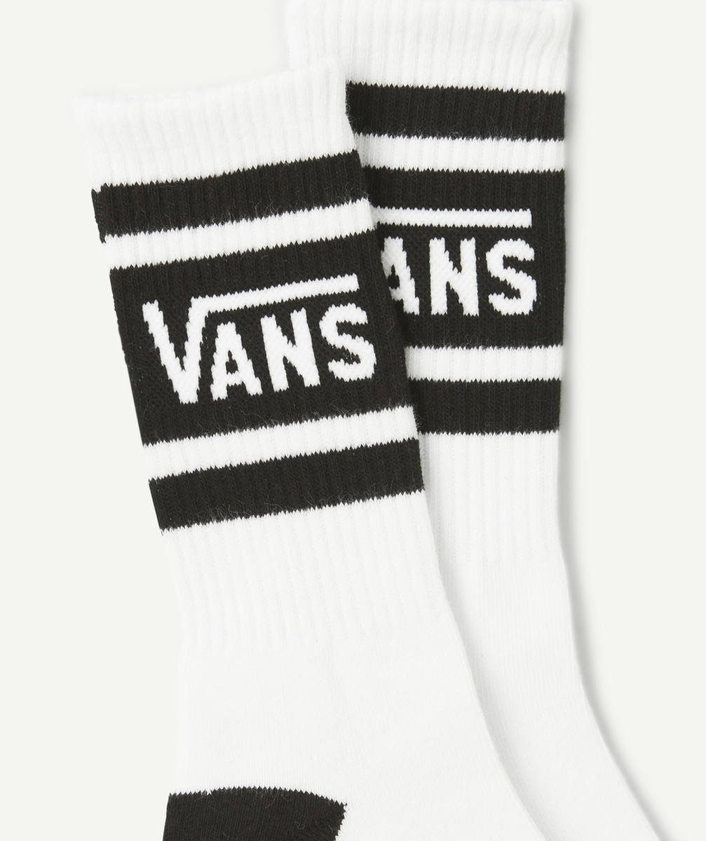 VANSPAIRE DE CHAUSSETTES ENFANT DROP V CREW BLANC ET NOIR