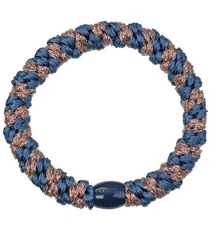 Kknekki Haargummi - Blau/Braun Glitzer