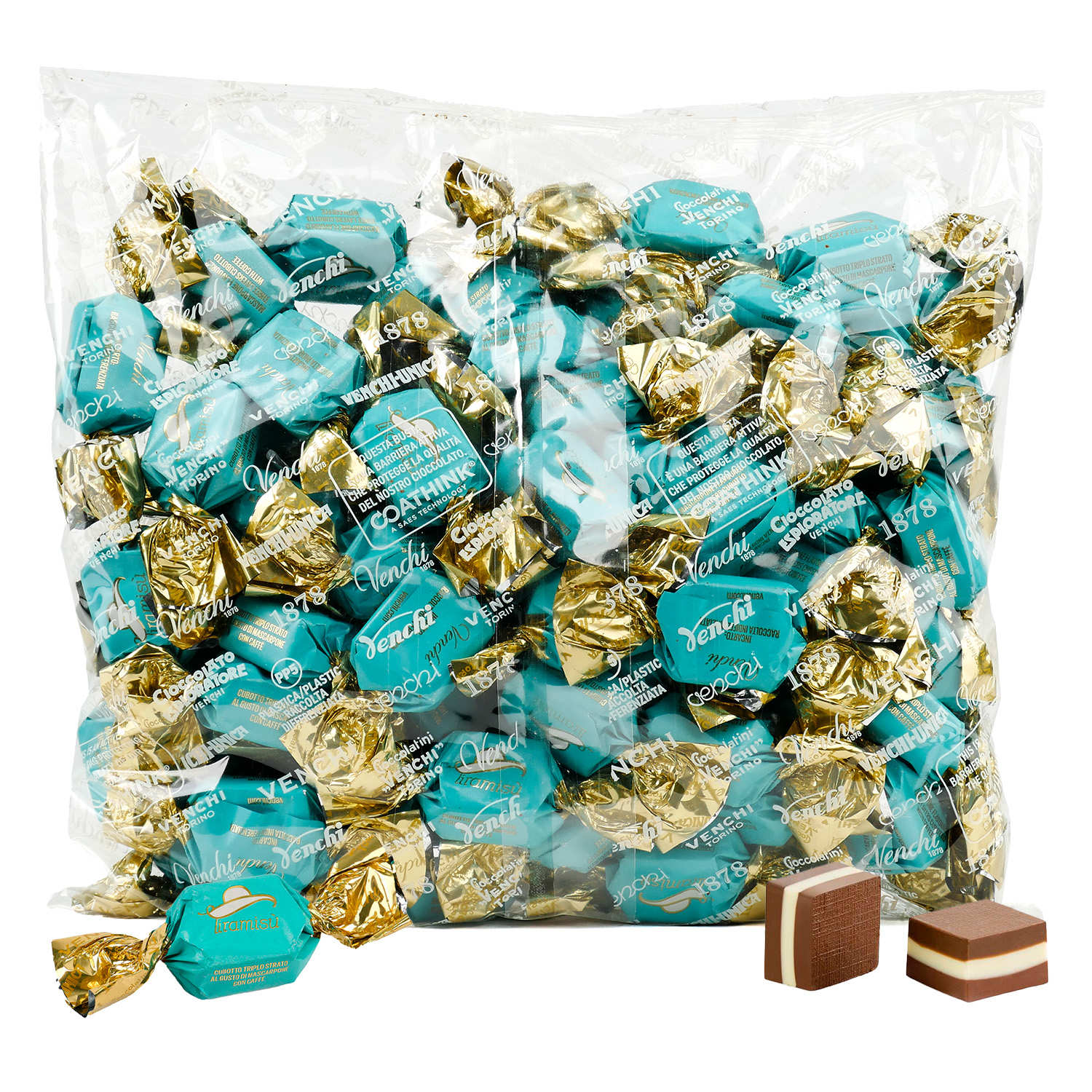 Chocolat Cremino Tiramisu - Format économique 1kg