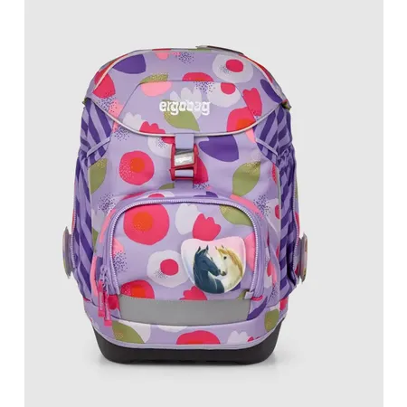 ergobag PACK Schulrucksack-Set BlütenzauBär, 6-teilig