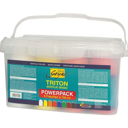 SOLO GOYA Triton Acrylic Powerpack 8 x 750 ml