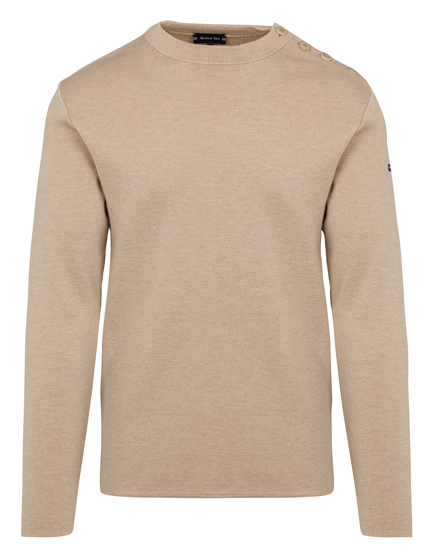 GOULENEZ - Pull col rond regular fit en laine | Multicolore