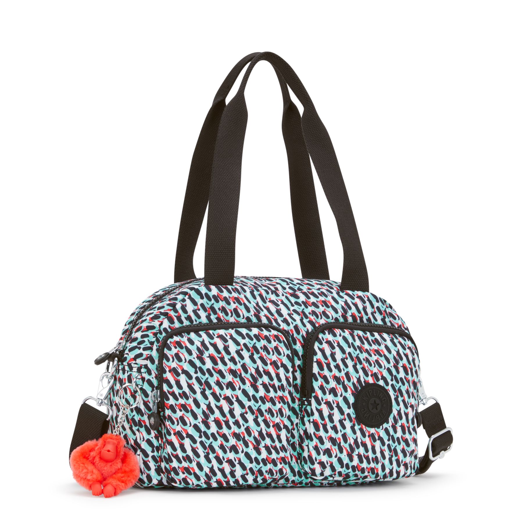 COOL DEFEA Sac Épaule Taille Moyenne avec Sangle Détachable - Abstract Print