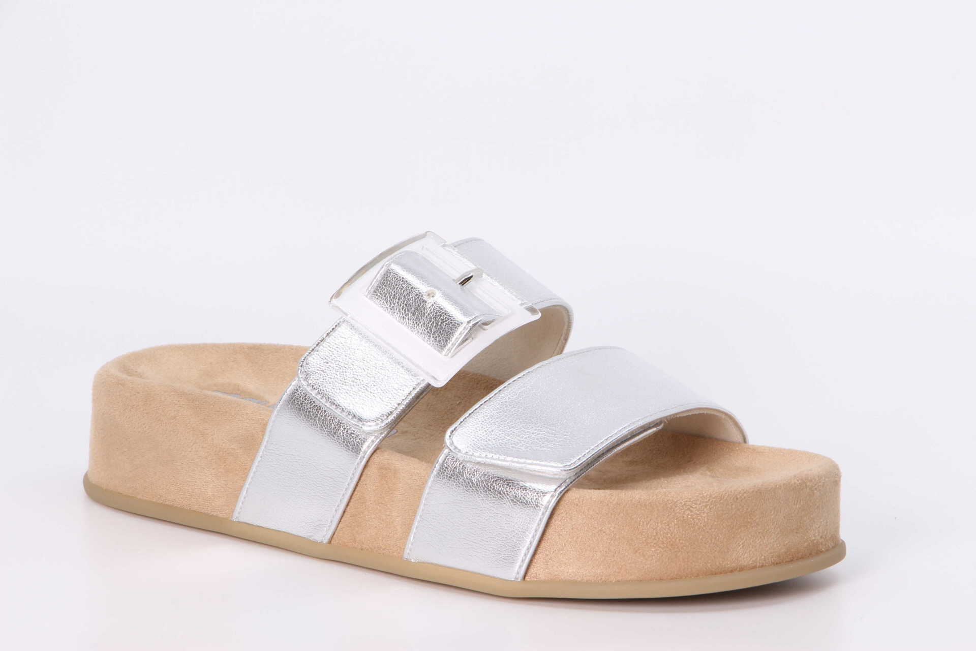 Paul Green Slide mit Klett metallic alu