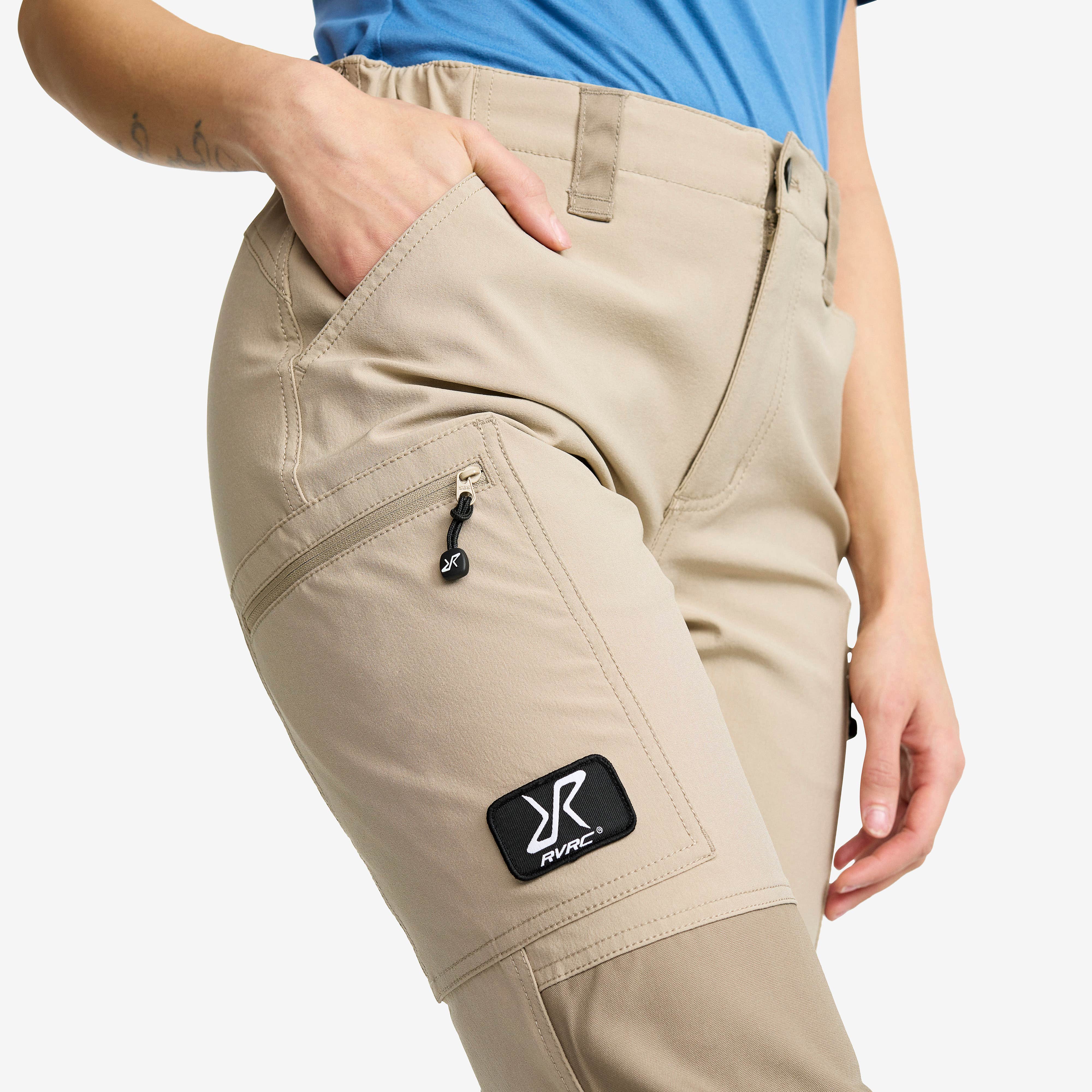 Nordwand Highwaist Stretch Pants Dame Aluminium/Brindle