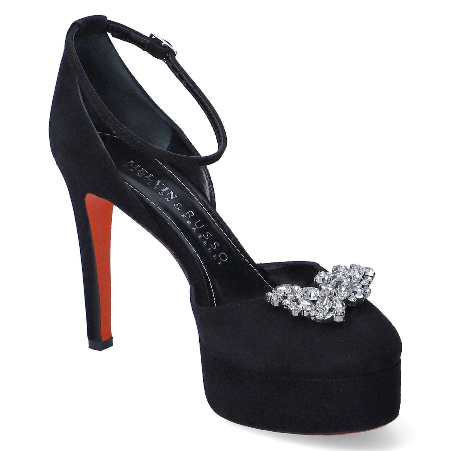 Melvin & Hamilton Spangenpumps BELINDA 3 - camoscio nero / camoscio