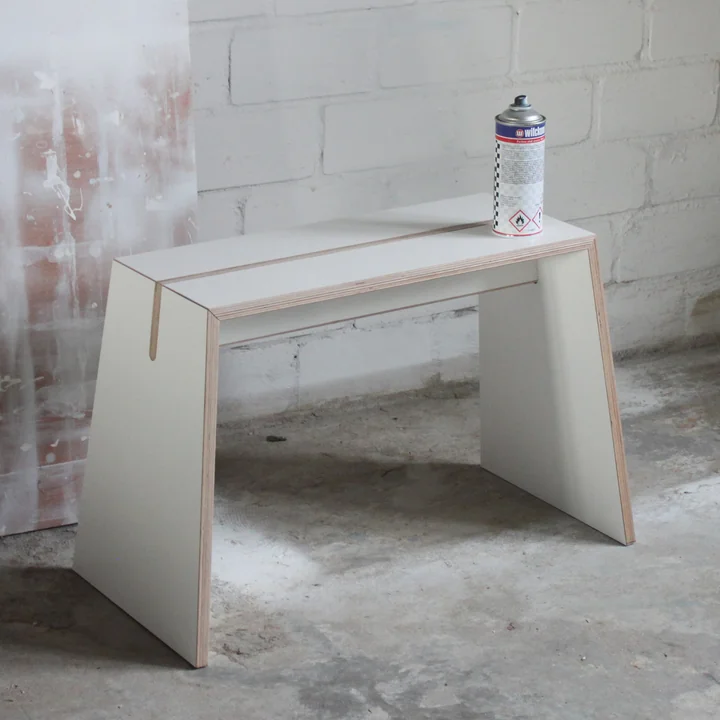 Tojo - stubenhocker Hocker, weiss