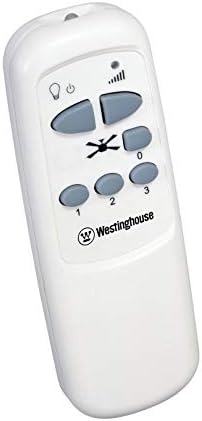 117 cm Deckenventilator Carla von Westinghouse Lighting mit Beleuchtung und Fernbedienung, Ausführung in Weiß, inkl. dimmbare LED-Leuchte mit Opalmilchglas