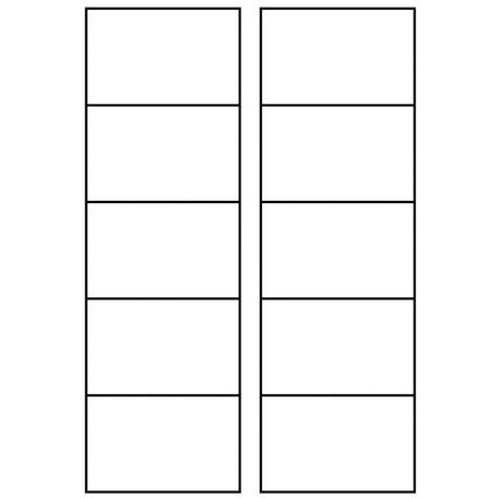 Carte de visite multi-usages Avery microperforée C32010 85 x 54 mm 185 gr blanche - Pochette de 250