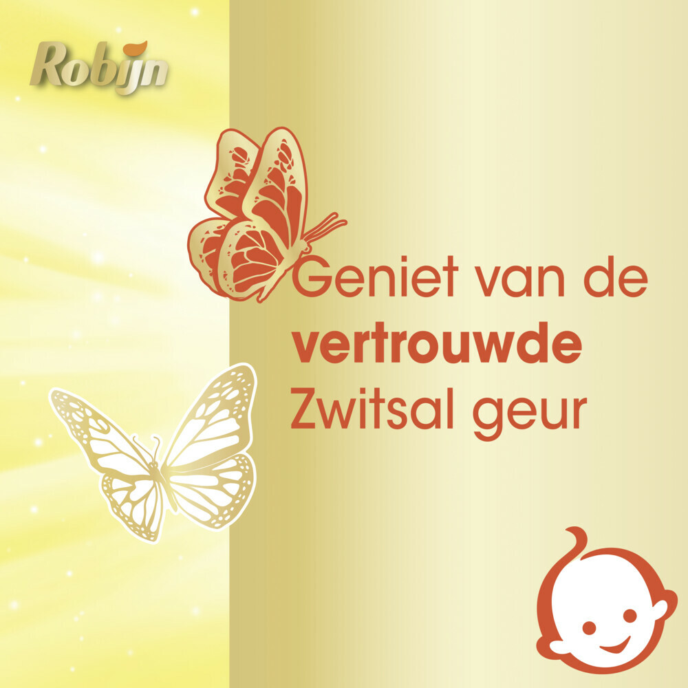 8x Robijn Klein & Krachtig Wasmiddel Zwitsalgeur 19 Wasbeurten665 ml
