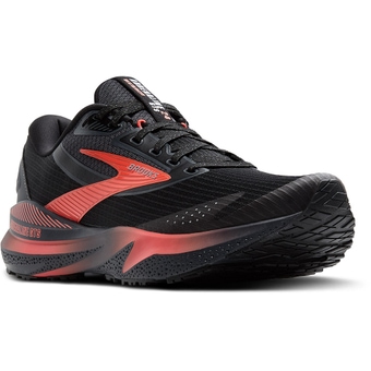 Brooks Adrenaline GTS 24 Weatherized Laufschuhe Black / Ebony / Hot Coral Damen