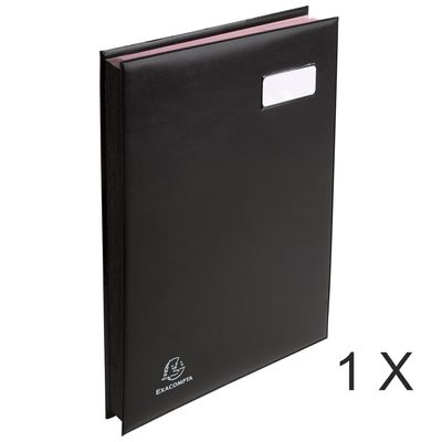 Exacompta Expansé - Parapheur 24 compartiments - noir