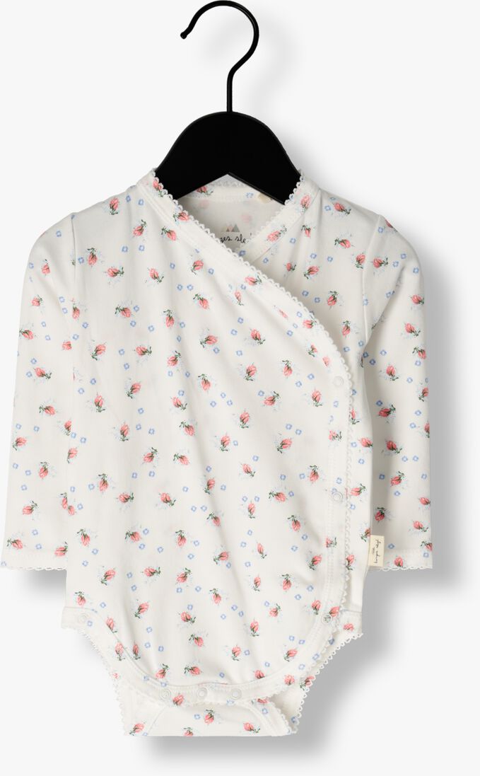 KONGES SLOJD witte konges slojd  basic ls newborn body gots