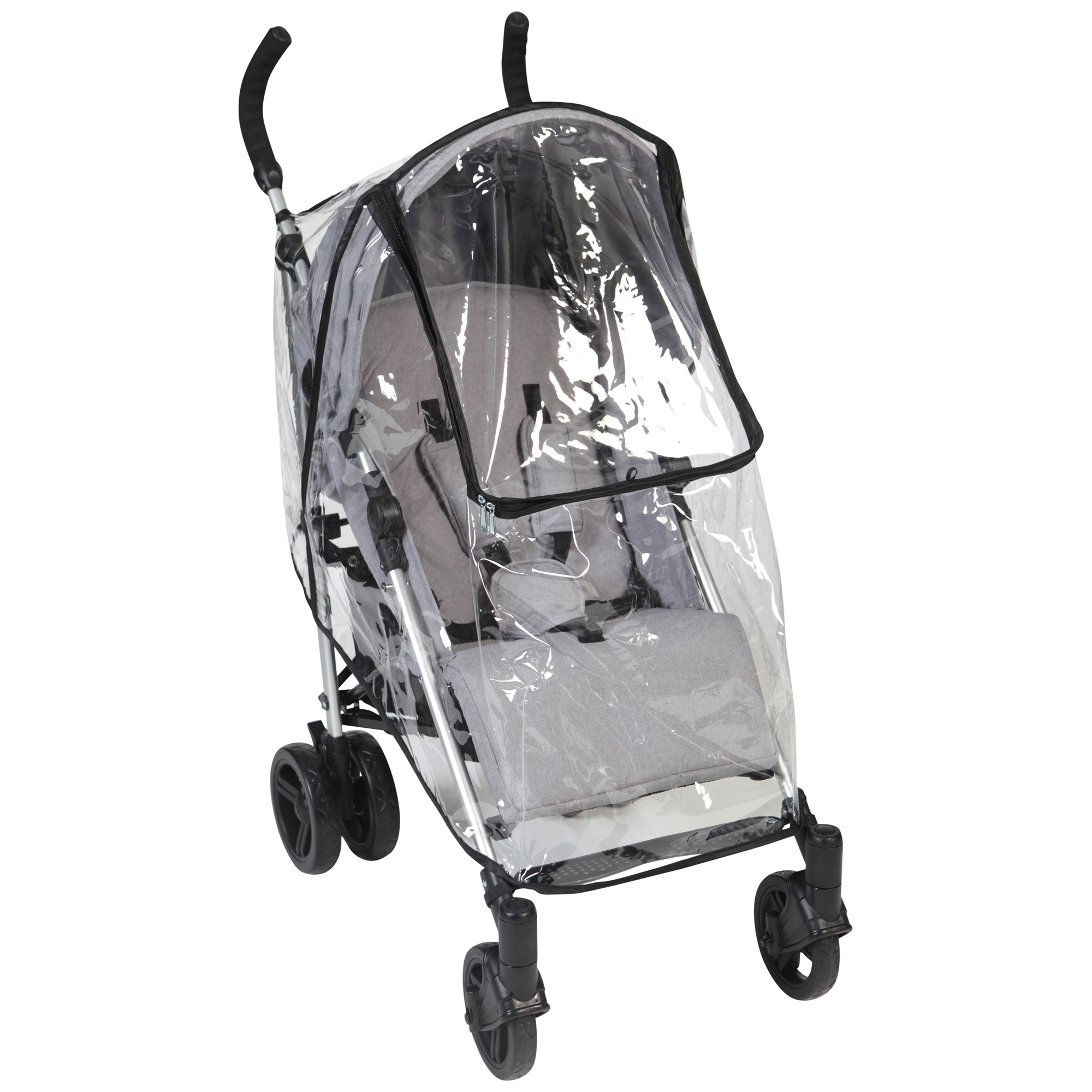 Topmark regenhoes buggy Transparant