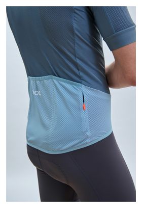Maillot Manches Courtes Poc Essential Road Logo Bleu