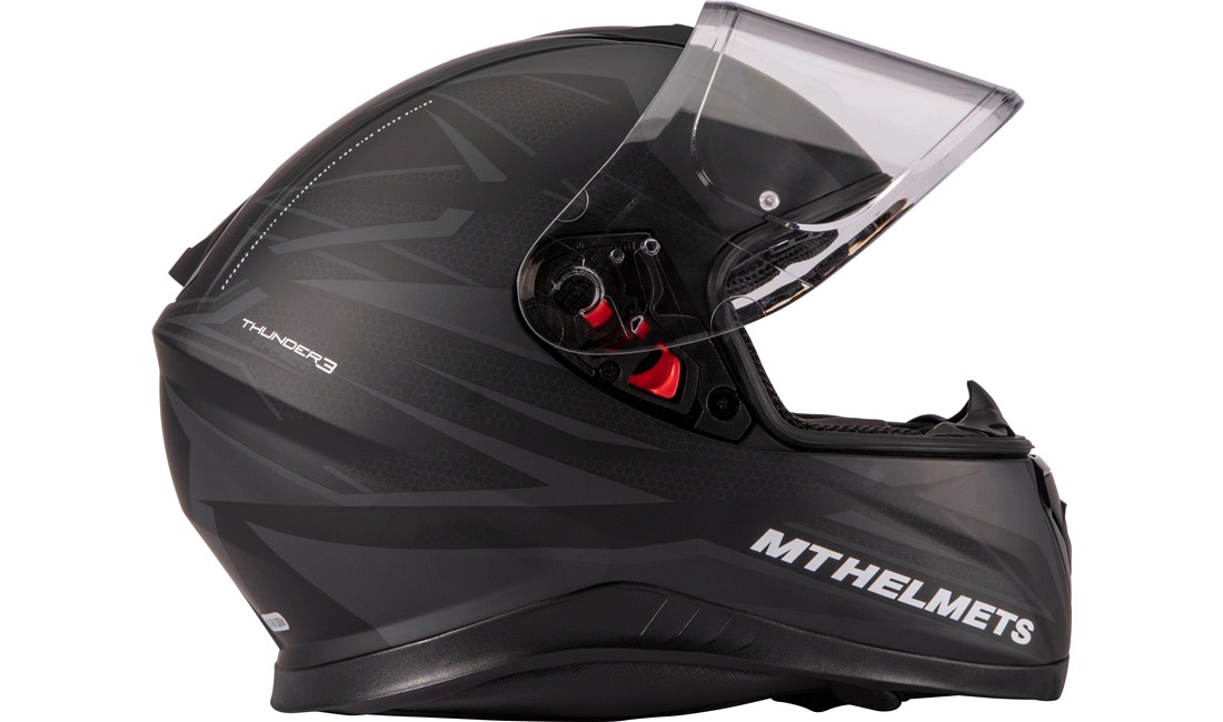 Styrthjelm fullface m/solbrille MT Thunder3 SV Effect mat str. XXL