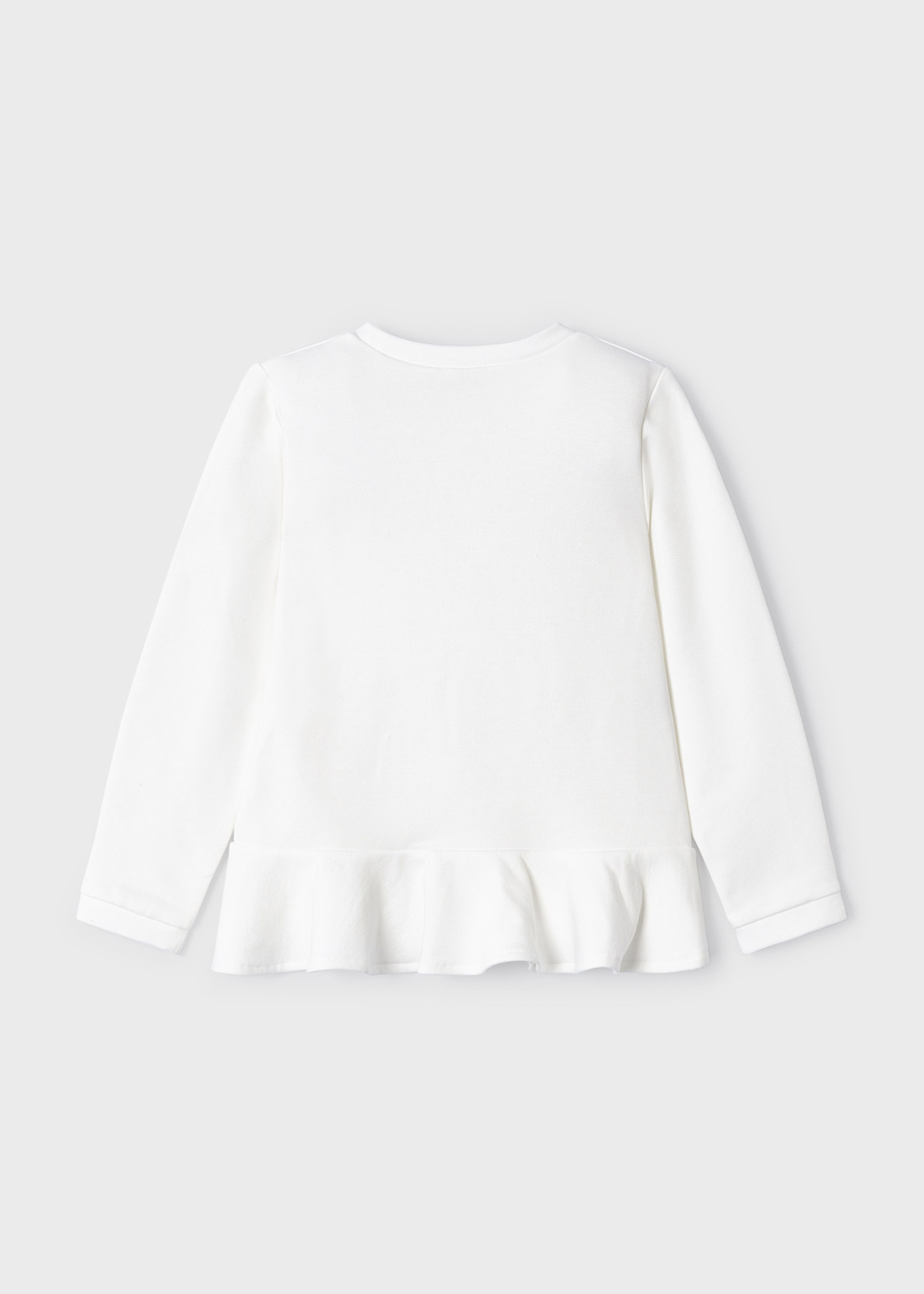 Moletom com babados Better Cotton para meninas