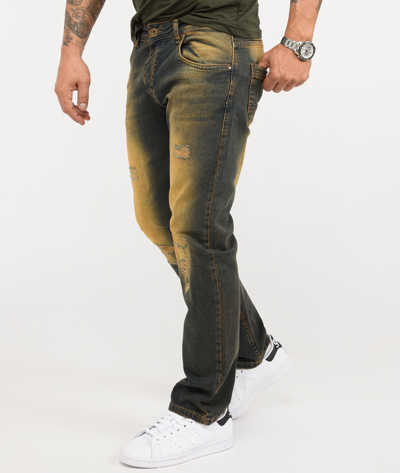 Rock Creek Jeans Straight-Cut Regular Fit