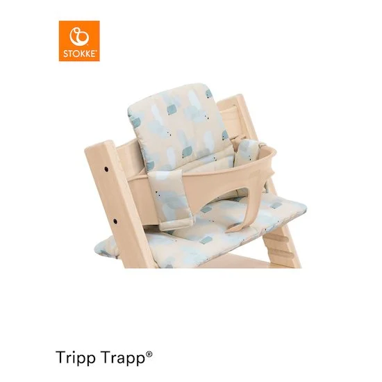 Coussin de chaise Tripp Trapp®   Bird Blue        de               Stokke®