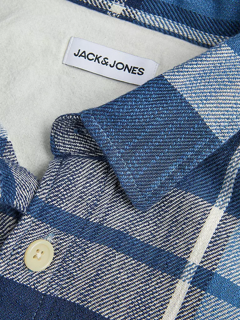JACK & JONES Overshirt  JJEMICHAEL blau