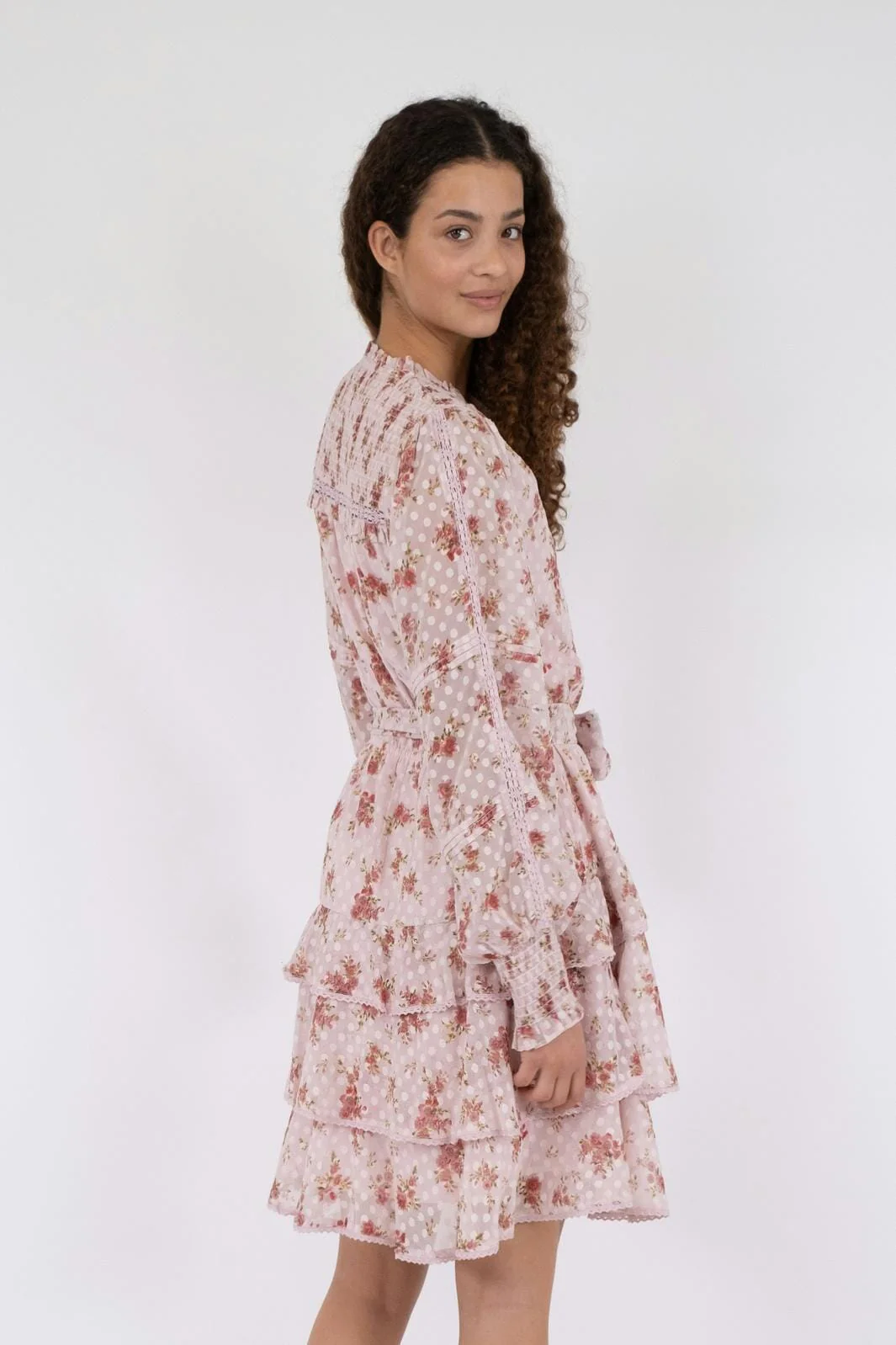 Neo Noir Ada Dreamy Rose Dress