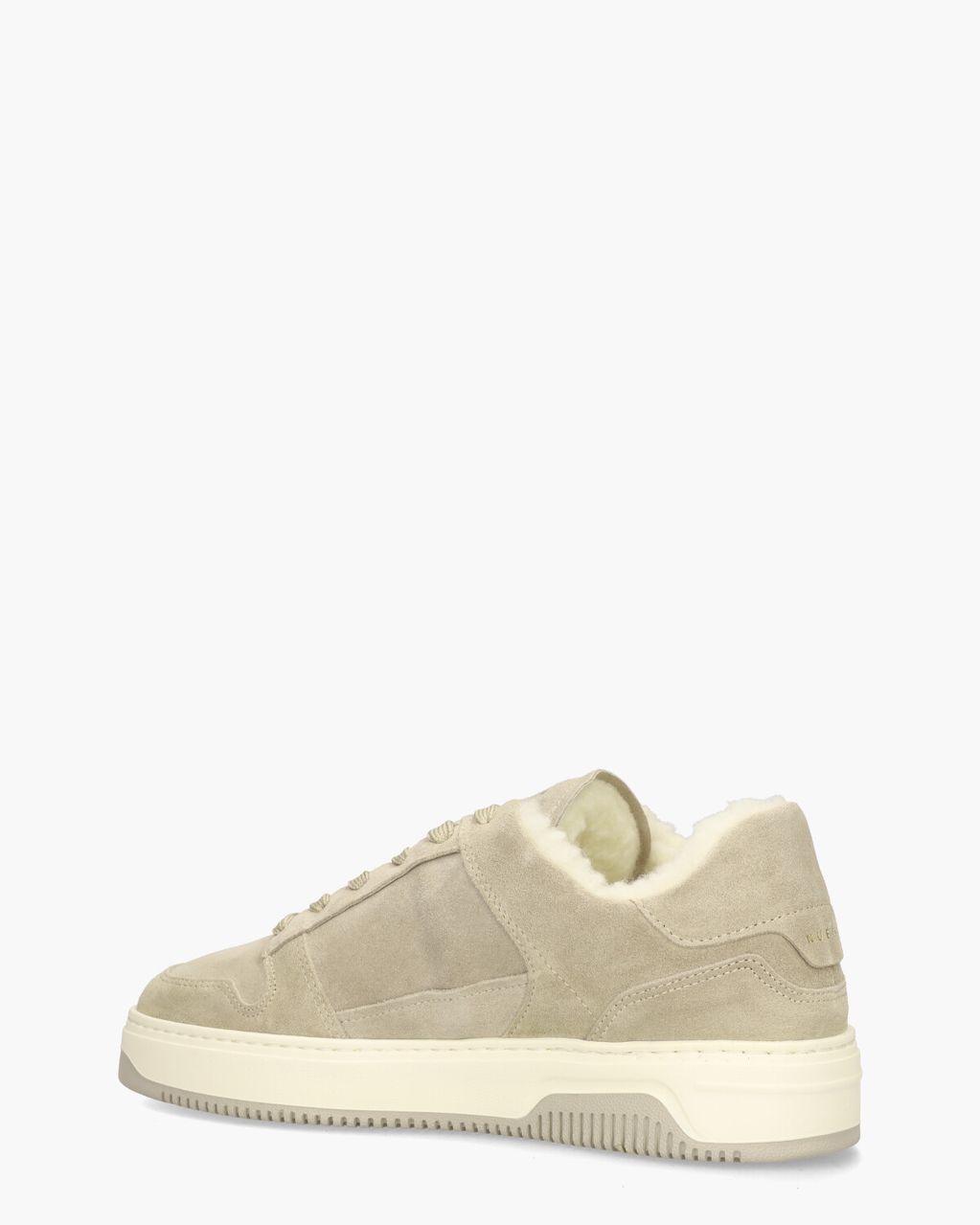 Nubikk Basket Court Fur Taupe Herensneakers