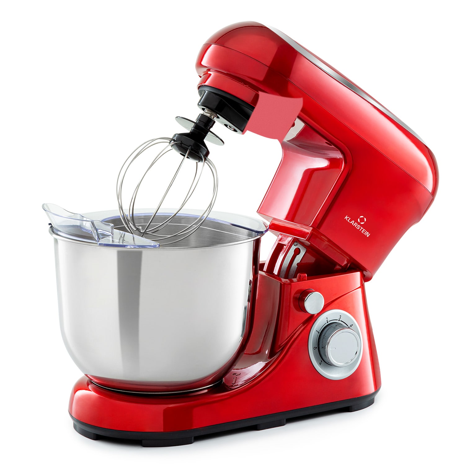 Bella Pico 2G Küchenmaschine 1300W 1,7PS 6 Stufen 5 Liter Rot