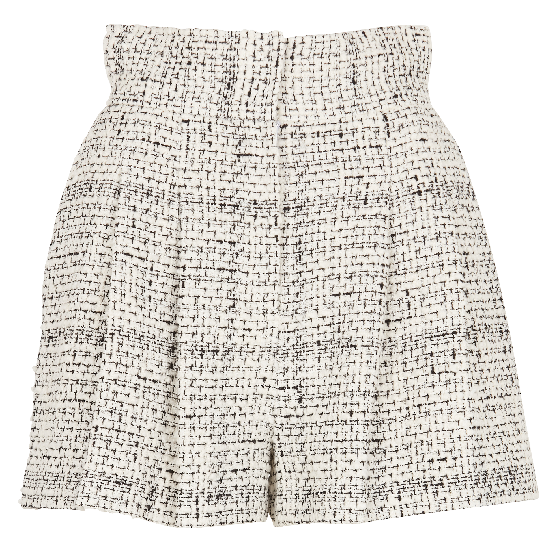 OFALI - Short taille haute en tweed | Blanc