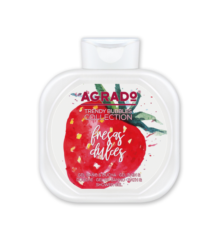 Agrado - *Trendy Bubbles* - Gel de banho e duche Doces Morangos