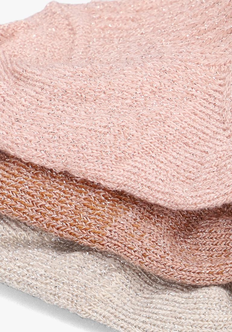 MP DENMARK taupe mp denmark sokken ida glitter 3-pack