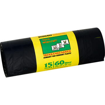 Komo Trekbandzakken 60L 15 Stuks