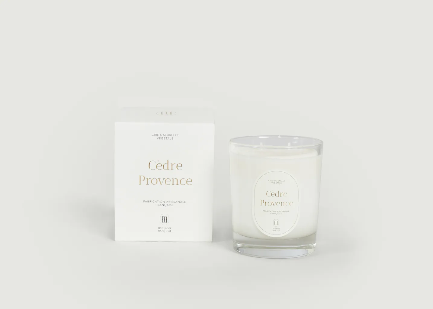 Bougie parfumée Cedre Provence 220g Maison Maison Paris