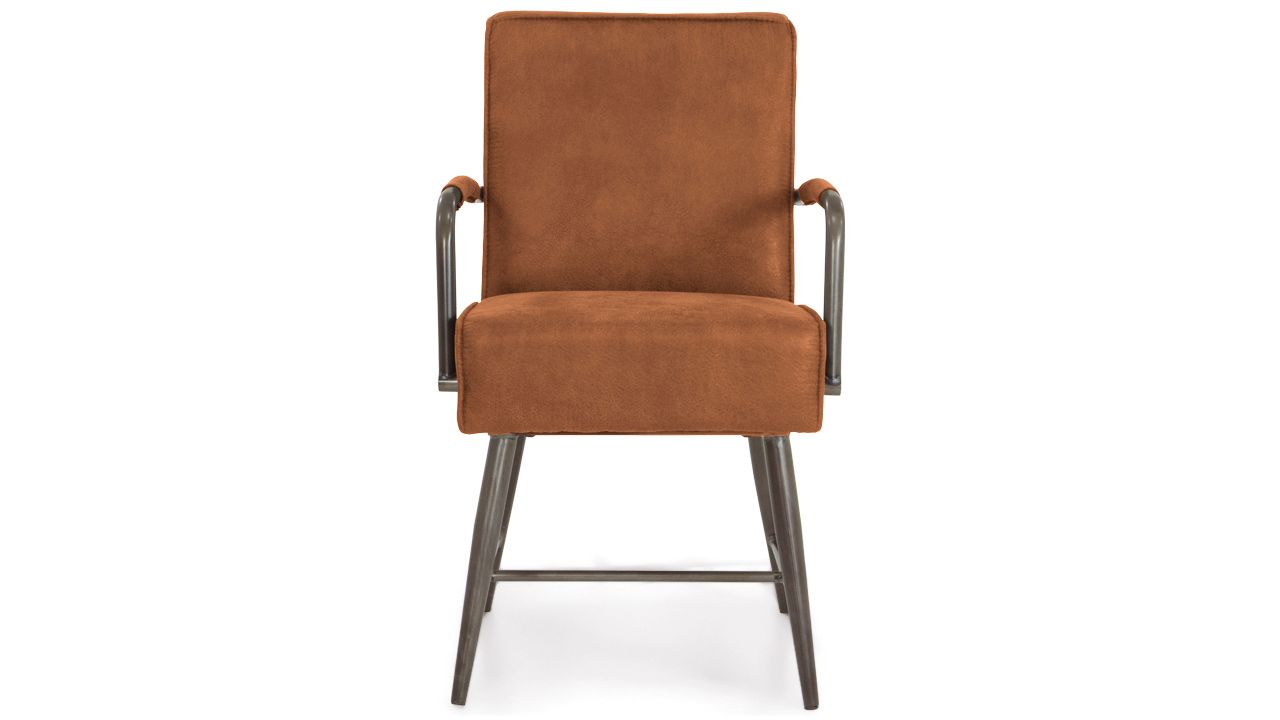 Eetstoel Cognac Belmonte B45 x D62 x H86 cm