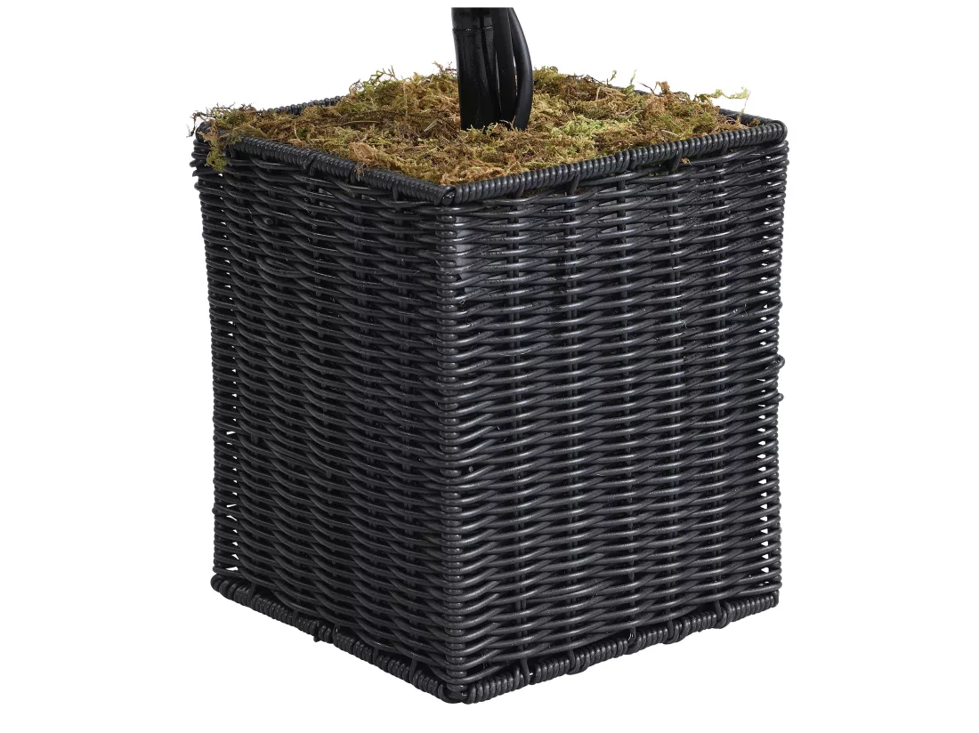 Plante artificiel buis 3 boules avec pot - H. 90 x D. 18 cm -PILANA