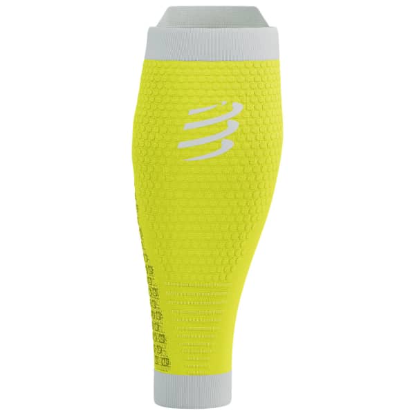 Manchon de compression COMPRESSPORT R2 3.0 SAFETY YELLOW/WHITE