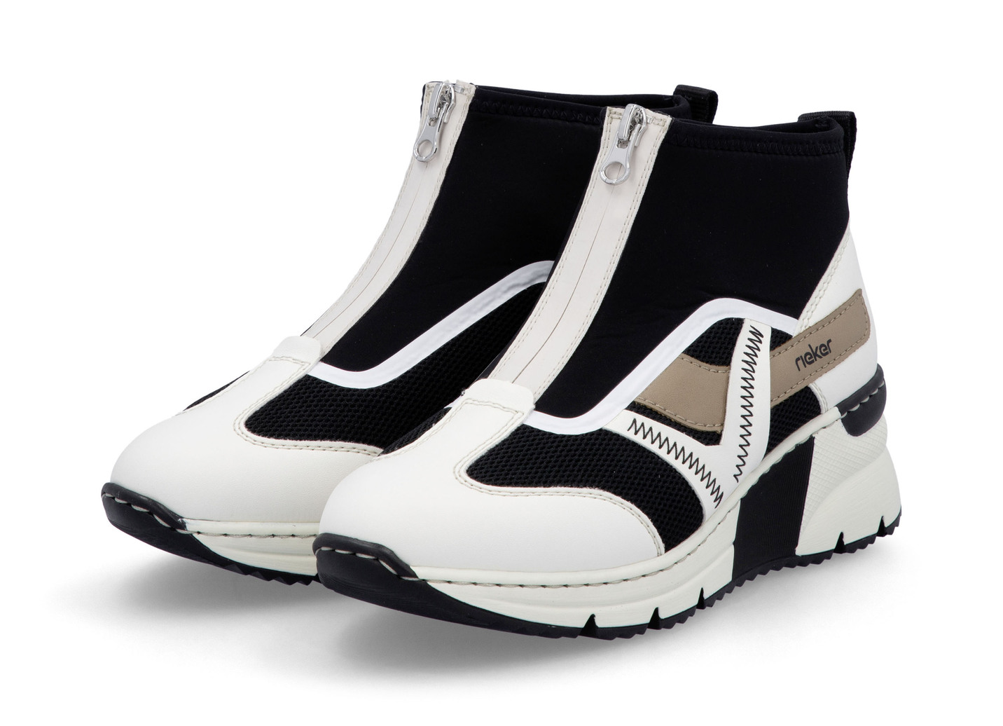Rieker Bootie mit Schaft aus elastischem Textil